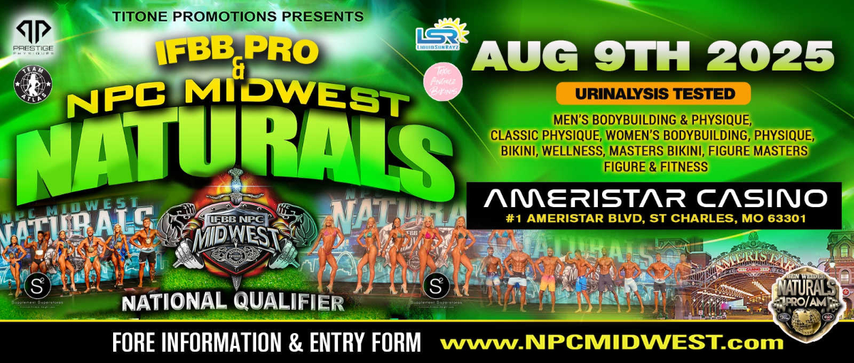 2025 Midwest Naturals Pro - Men's Physique